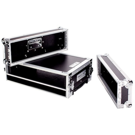 Deejay Led Fly Drive Case For 2U Space Standard Low Profile DJ 19-in Amplifier or Effects Units or Similarly S TBH2UEDHW