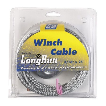 Tie Down Engineering 59386 Winch Cable 25 ft. 5391875