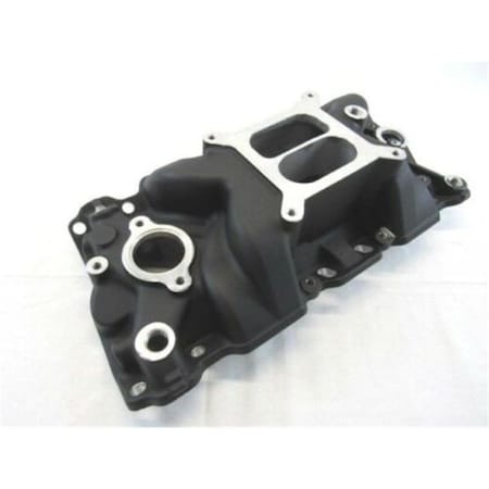 Bous Performance Qualifier Intake Manifold for 1957-1995 SBC 350, Black E42404BK