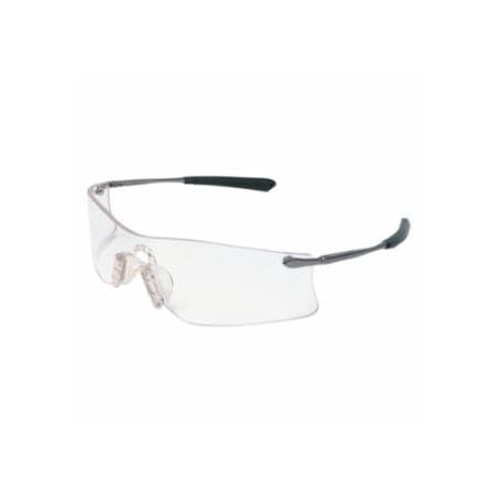 Mcr Safety Rubicon T4 Protective Eyewear, Clear Lens, Polycarbonate, Anti-Fog, Frame 135-T4110AF