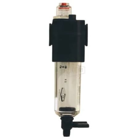 Dixon Series 1 Sub-Compact Micro-Fog Lubricator with Transparent Bowl, 1/4 in Port, 51 SCFM Flow Rate, 150 L72M-2