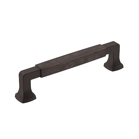 Amerock Stature 5-1/16 in 128 mm Center-to-Center Oil Rubbed Bronze Cabinet Pull BP36888ORB