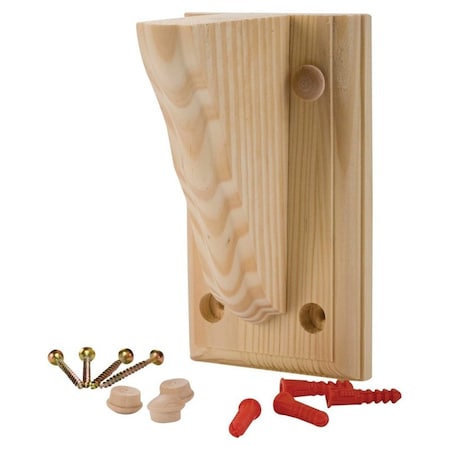 Waddell Shelf Bracket, Pine, Natural 1352