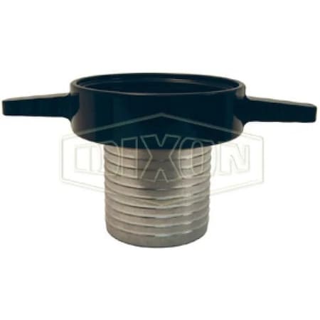 Dixon Short Shank Suction Hose, 4-1/2 x 4 in Nominal, Female NST NH Swivel x Hose End Style, Aluminum, D LHFS4045F