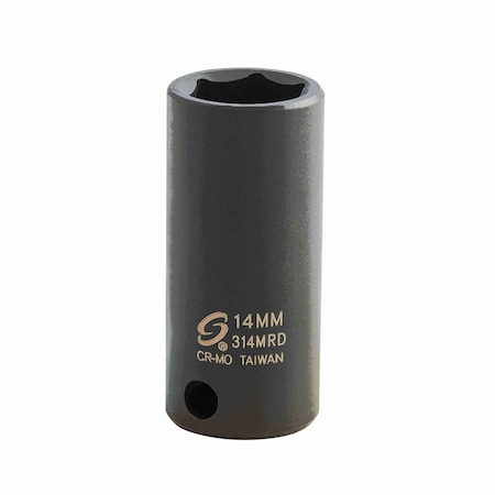 Sunex 3/8 in Drive 14Mm Semi-Deep Impact Socket 314MRD