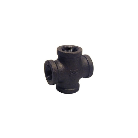Southland Black Pipe Fitting, Cross, 3/4-In. 501425