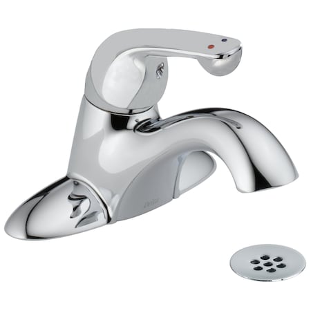 Delta Commercial Hdf Single Handle Centerset Lavatory Faucet In Chrome 523LF-HGMHDF