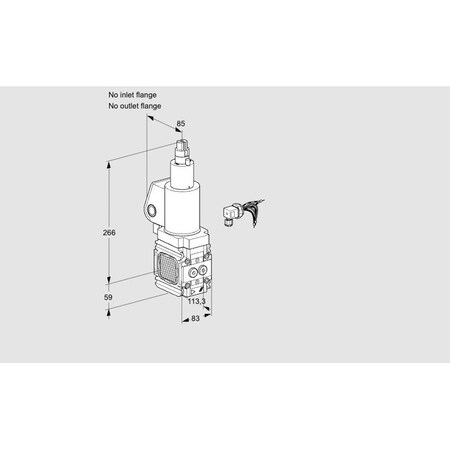 Honeywell Kromschroder VLV, SOLND, SZ 3, RP, VAS3 /LWGL, SLOW OPNG, KS88016445