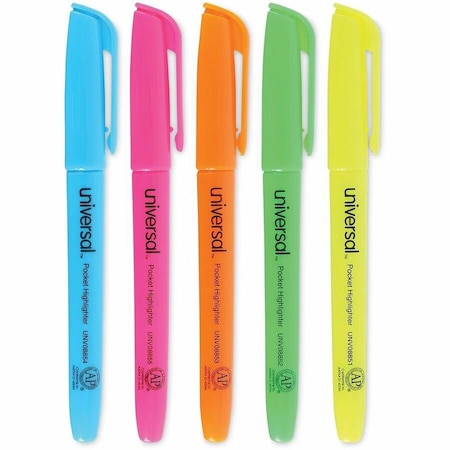 Universal HILIGHTER, POCKET, 12PK, AST, 5PK UNV08857
