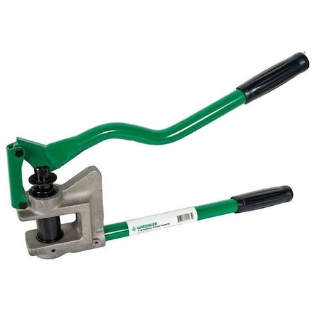 Greenlee Metal Stud Punch, 1 11/32 in, 20 ga Steel Studs, Aluminum Head, Contoured Handle Design, Self-Stripping Design 710