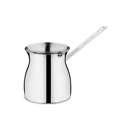 Korkmaz Terra 0.5 Liter Stainless Steel Turkish Coffee Pot in Silver A294