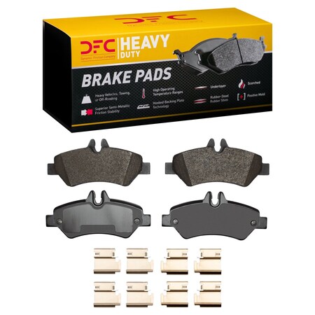 Dfc Heavy Duty Disc Brake Pad Set,  1214-1317-01
