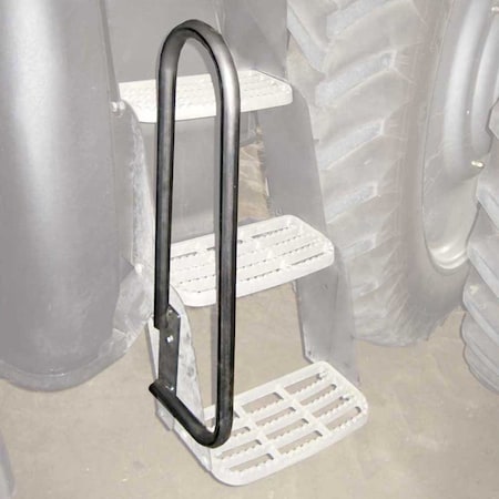 K&M Mfg Handrail Kit for Case IH MX Series Magnum Tractors 2010 & Older Left-Hand Black 3350