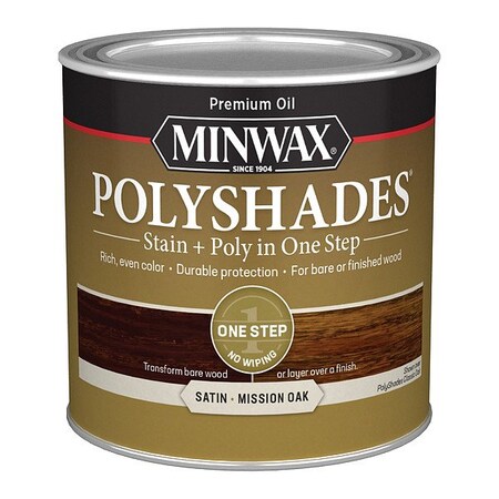 Minwax Wood Stain, 0.5 pt, Mission Oak 213854444
