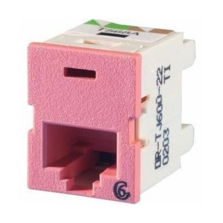 Ortronics 1-PORT MOD JACK 110 8W8P UTP, T568A/B CAT6 IP5 CLARITY6 TJ600-22