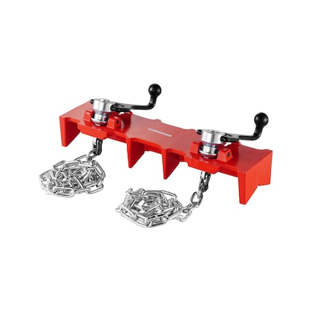 Vevor Pipe Welding Vise 1/2 in to 8 in Pipe Welding Clamp with Dual Chains & Handles RG1461