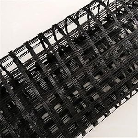 Farm Plastic Supply Black Retaining Walls, Geogrid, Geocell, Geogrid Retaining Walls, 3FT x 50FT Z-Geogrid-4001