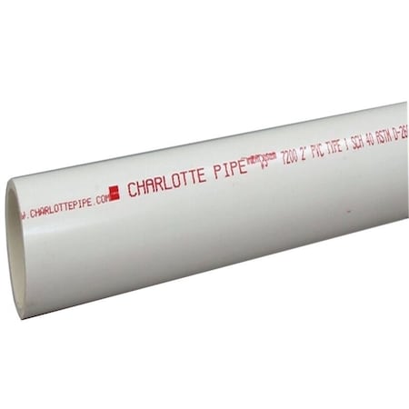 Genova JM Eagle Pipe, 4 in, 10 ft L, Solvent Weld, SCH 40 Schedule, PVC, White 531103