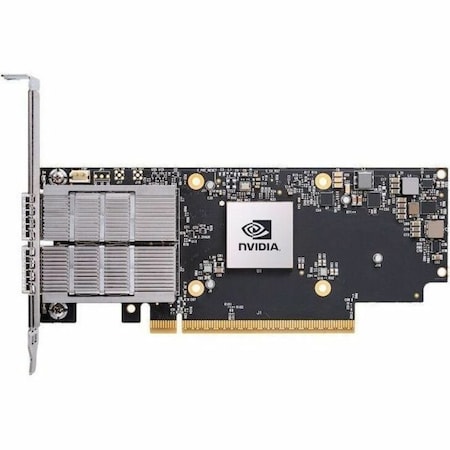 Nvidia ConnectX-7 HHHL Adapter card, 400GbE / NDR IB default mode, Sin gle-port OSFP, PCIe 5.0 x16, MCX75310AAC-NEAT