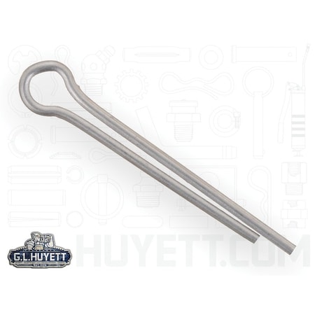Huyett Cotter Pin, 300 Stainless Steel, 0.062 in Dia x 0.625 in Effective Length CPS-062-0625