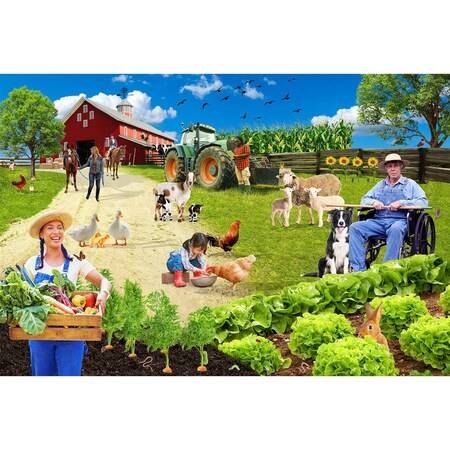 Mojo Farmyard Adventure Floor Puzzle MJ-330015