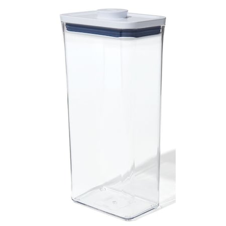 Oxo Good Grips POP Food Container, 3.7 qt Capacity, Plastic, Clear, 6-1/2 in L, 4.3 in W, 12.6 in H 11234400