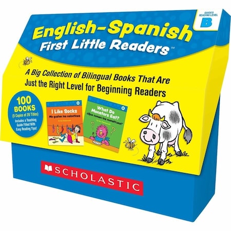 Scholastic First Little Readers Book Set, English-Spanish, Level B, 100 ct 1338668048