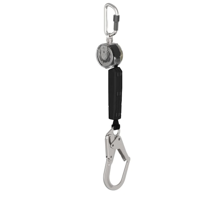 Msa Safety V-TEC Self Retracting Lifeline, Carabiner, Aluminum, 1 Leg(s), 400 lb Weight Capacity VTOHW-031-DF-A