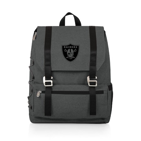 Picnic Time Family Of Brands NFL Las Vegas Raiders - On The Go Traverse Backpack Cooler 632-00-105-234-2