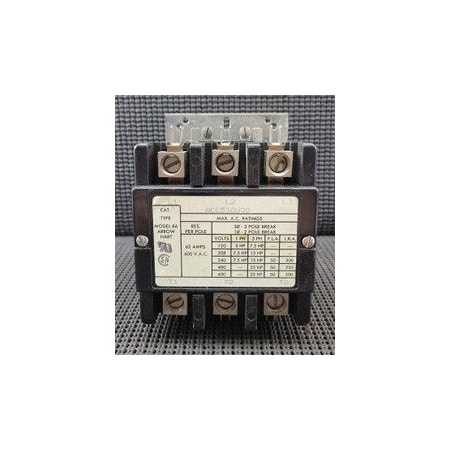 Arrow Hart Definite Purpose Contactor, 3-Pole, 50-Amp Magnetic Contactor ACC530U30