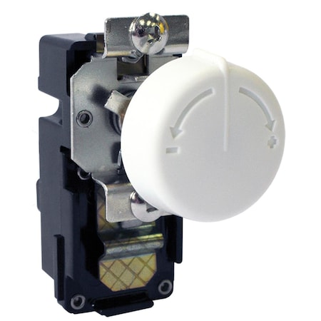 Apendices Heating Dial Single Pole Line Voltage Thermostat White AP2739057