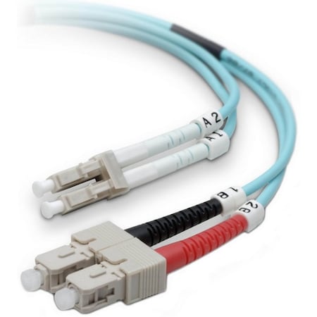 Belkin FIBER PATCH CABLE 10 GIG AQUA 50/125 LC/SC 2 METER F2F402L7-02M-G