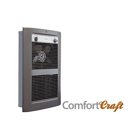 King Electric Lpw Series 2 ComfortCraft Wall Heater, 208V 4500W, Satin Nickel LPW2045T-S2-SN-R