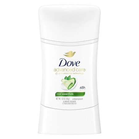Dove Advanced Care Cool Essentials Antiperspirant Deodorant Stick, 1.6 Ounce, 12PK 64365769