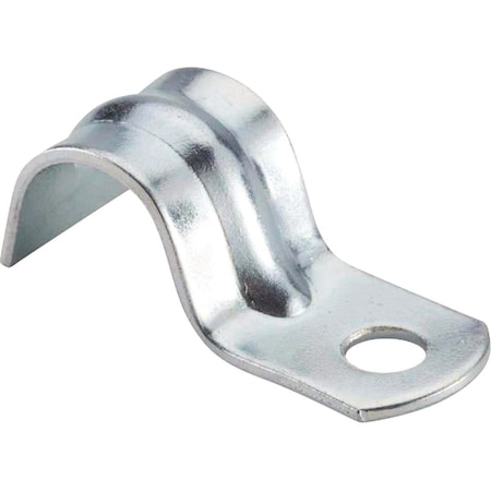 Halex 1-Hole Armored Cable Steel Strap, 10PK 26211