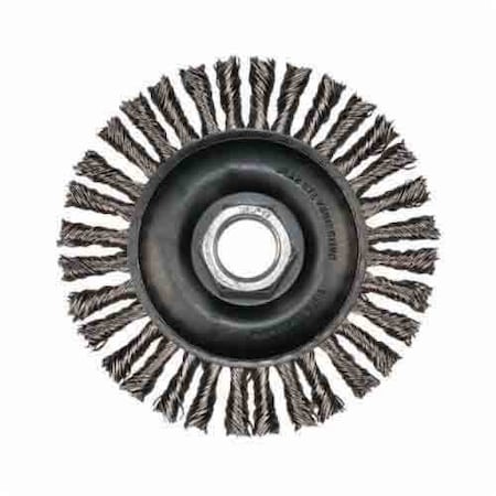 Pferd Wheel Brush, 6 in dia Brush, 3/16 in W Face 82613