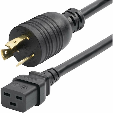 Startech.Com 6ft 1.8m Heavy Duty Power Cord, Twist-Lock NEMA L6-20P to IEC 60320 C19, 20A 250V, 12AWG, ZA16-2600-POWER-CORD