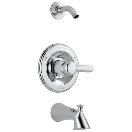 Delta Lahara Monitor 14 Series Tub & Shower Trim - Less Head In Chrome T14438-LHD