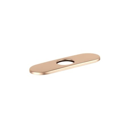 Hansgrohe E&S Accessories Base Plate for Contemporary Single-Hole Faucets, 6" in Brushed Bronze 06490140