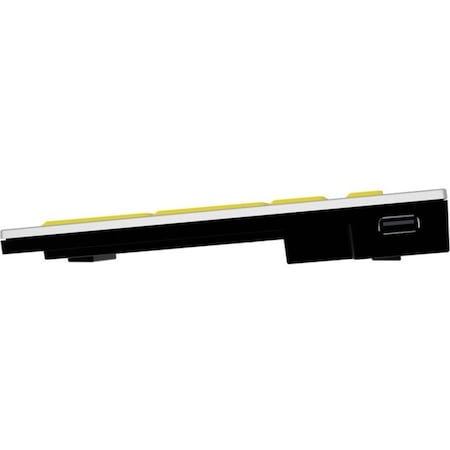 Logickeyboards XLPRINT PC SLIM LINE BLK ON YL LKBU-LPRNTBY-AJPU-US
