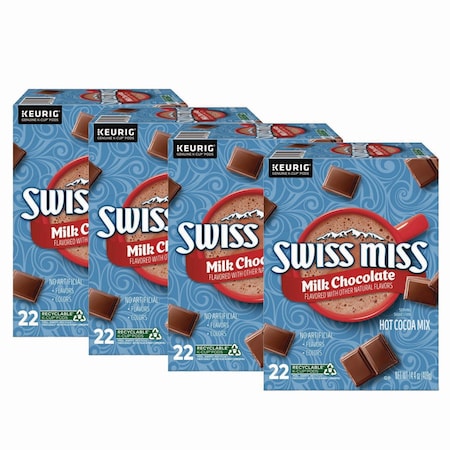 Swiss Miss Milk Chocolate Hot Cocoa K-Cups, 88PK 5000345150