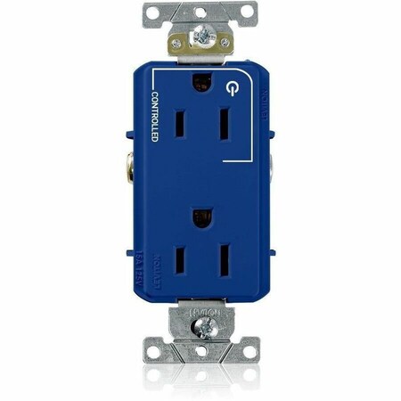 Leviton Controlled Decora Plus Duplex Receptacle 15 Amp, 125 Volt 16252-1PB