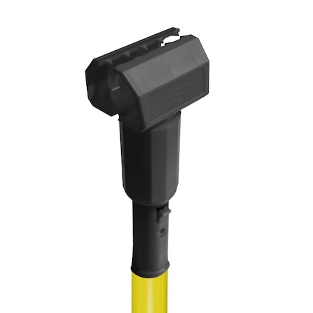Chief Clean Jaws style wet mop handle on 54" yellow fiberglass handle, 12PK JMBLA/YEL