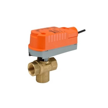 Belimo ZoneTight 0.5in 3 Way 2.7 Cv w/ Z3050Q-E+CQKB24-S-LL