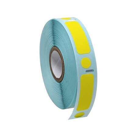 Zoro Select Cryogenic Label, Yellow, Polypropylene GRAING-DTC38