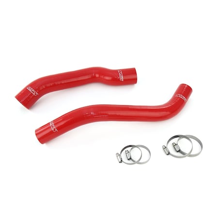 Hps Performance High Temp Reinforced Silicone Radiator Coolant Hose Kit, Red,  57-2130-RED