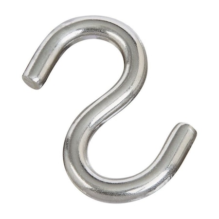 National Hardware Medium Silver Stainless Steel 2.5 in. L Open S-Hook 145 lb N233-551