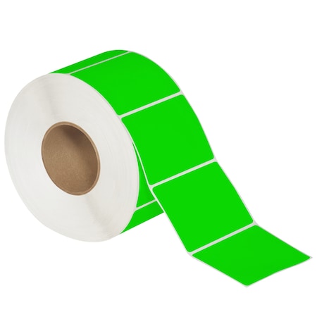 Tape Logic 4 x 3in Fluorescent Green Thermal Transfer Labels, 4PK THL146GN