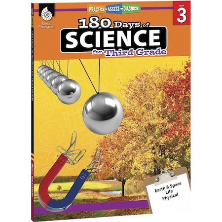 Shell Education 180 Days of Science Book, Grade 3 51409