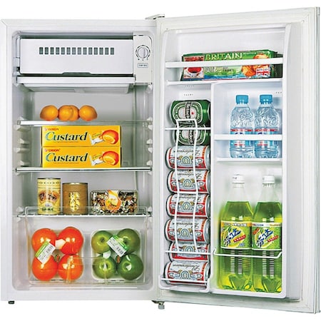 Lorell LLR72312, Compact Refrigerator 3.3 Cu.Ft. White 72312